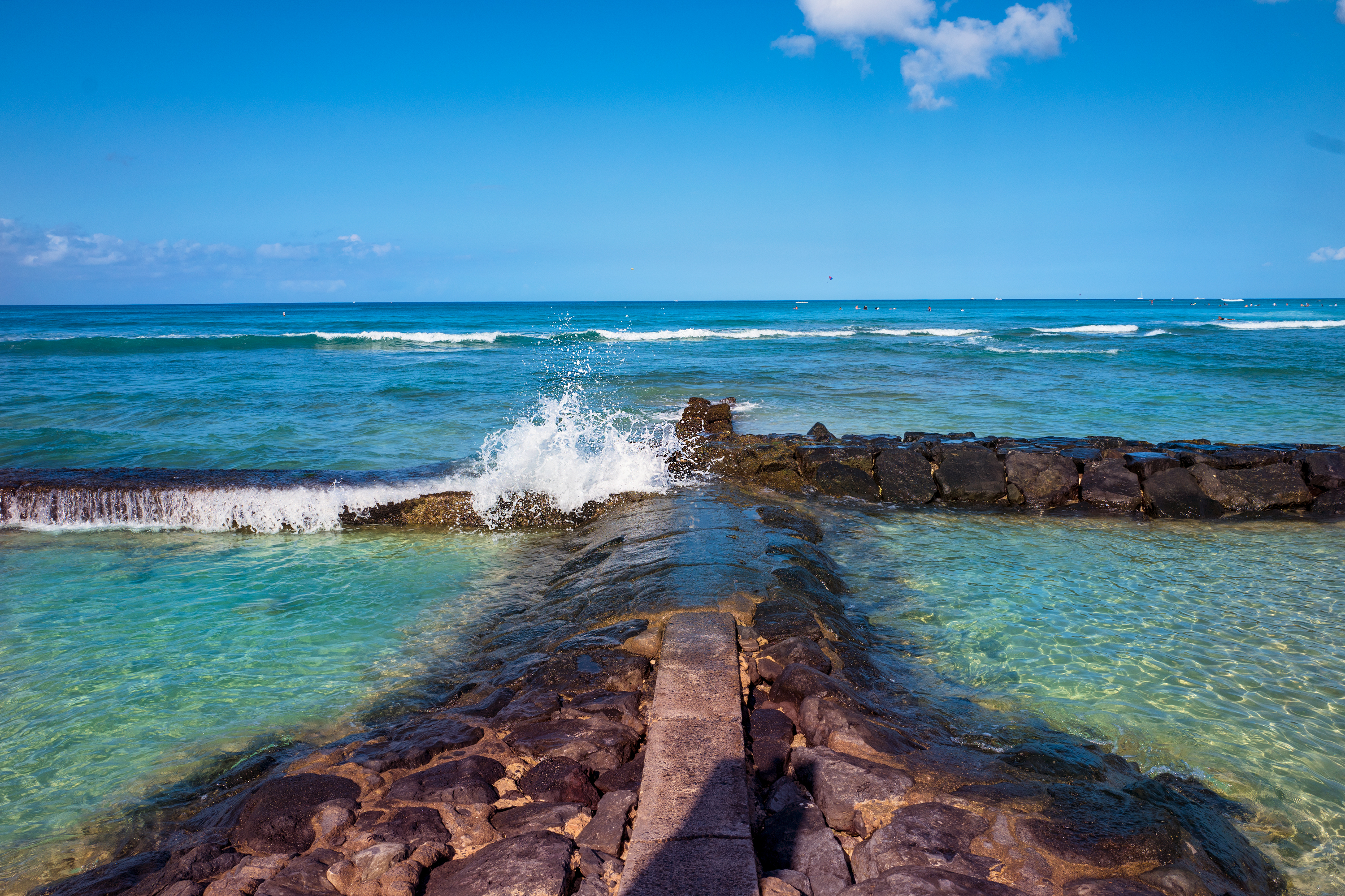 Waikiki Beach  SCENE of HAWAII by wavees